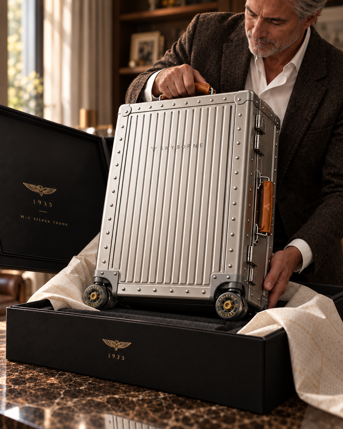 1935 H1 Silver Trunk™ — Grand 26”