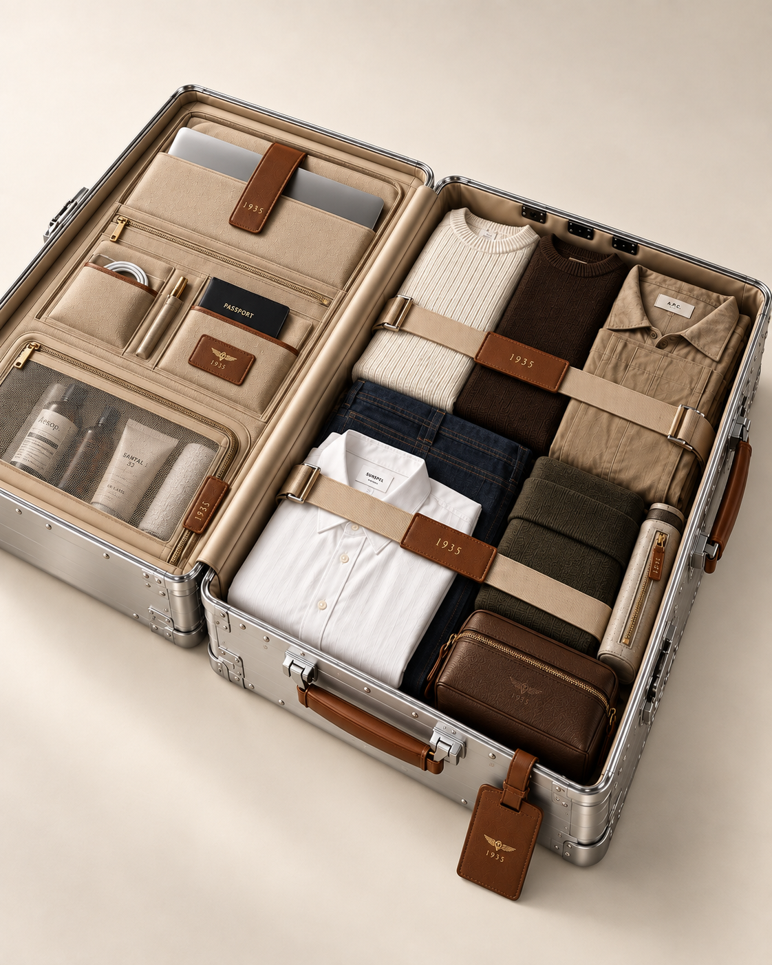 1935 Silver Trunk™ — Miesterwerk Grand Touring Set